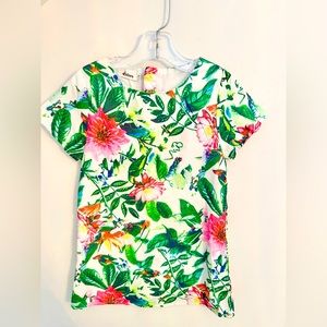 DARLING, Like-New Floral Dress Size 4T (110 Euro)